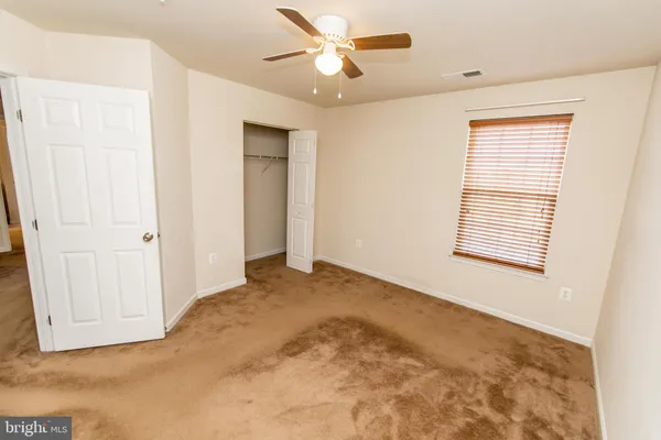 a close view of closet
