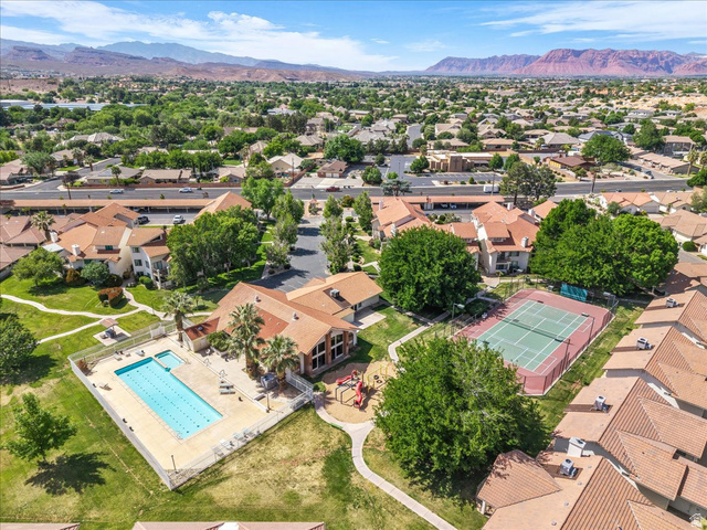 275 South Valley View Drive, Unit J101 St. George, UT 84770 - Photo 1 of 1 Aerial view of a mountainous background