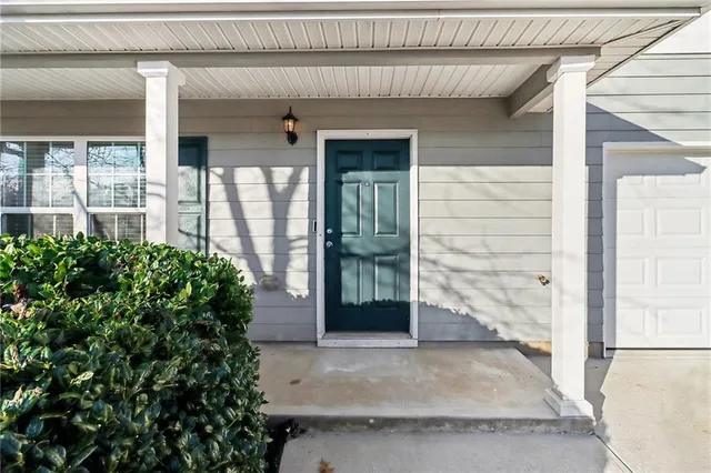 a view of a entryway door of the house