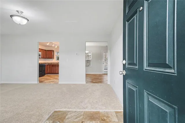 wooden floor and window in a room