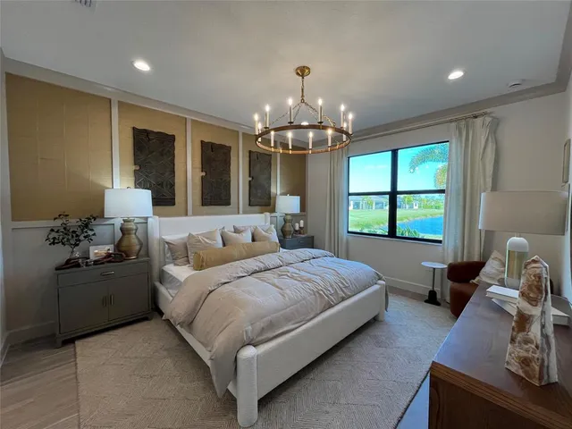 a large bathroom with a double vanity sink and a mirror