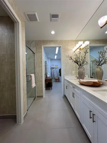 a view of an empty room