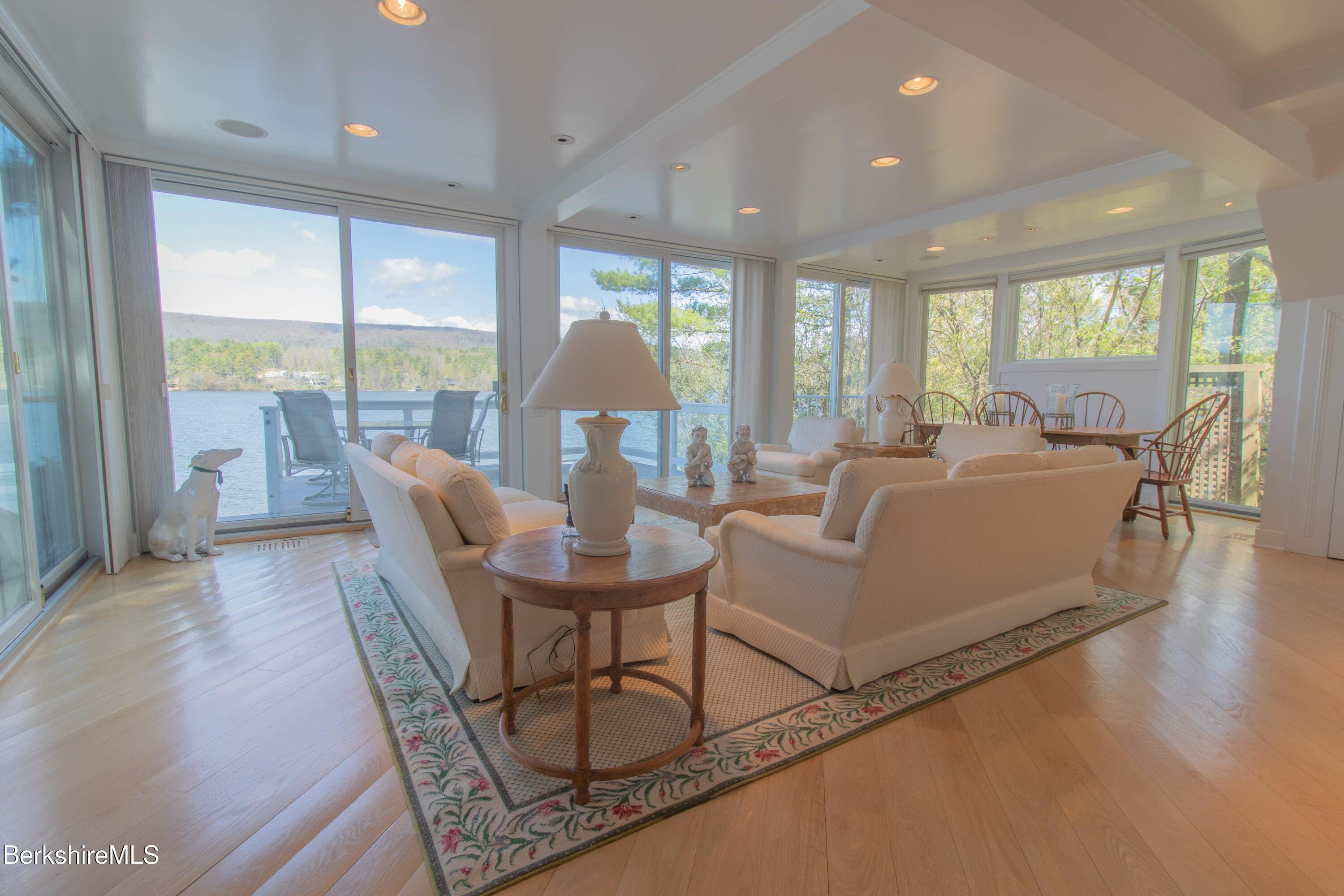 10 Mahkeenac Shores Road Stockbridge, MA 01262 - Photo 8 of 50 Great room and view