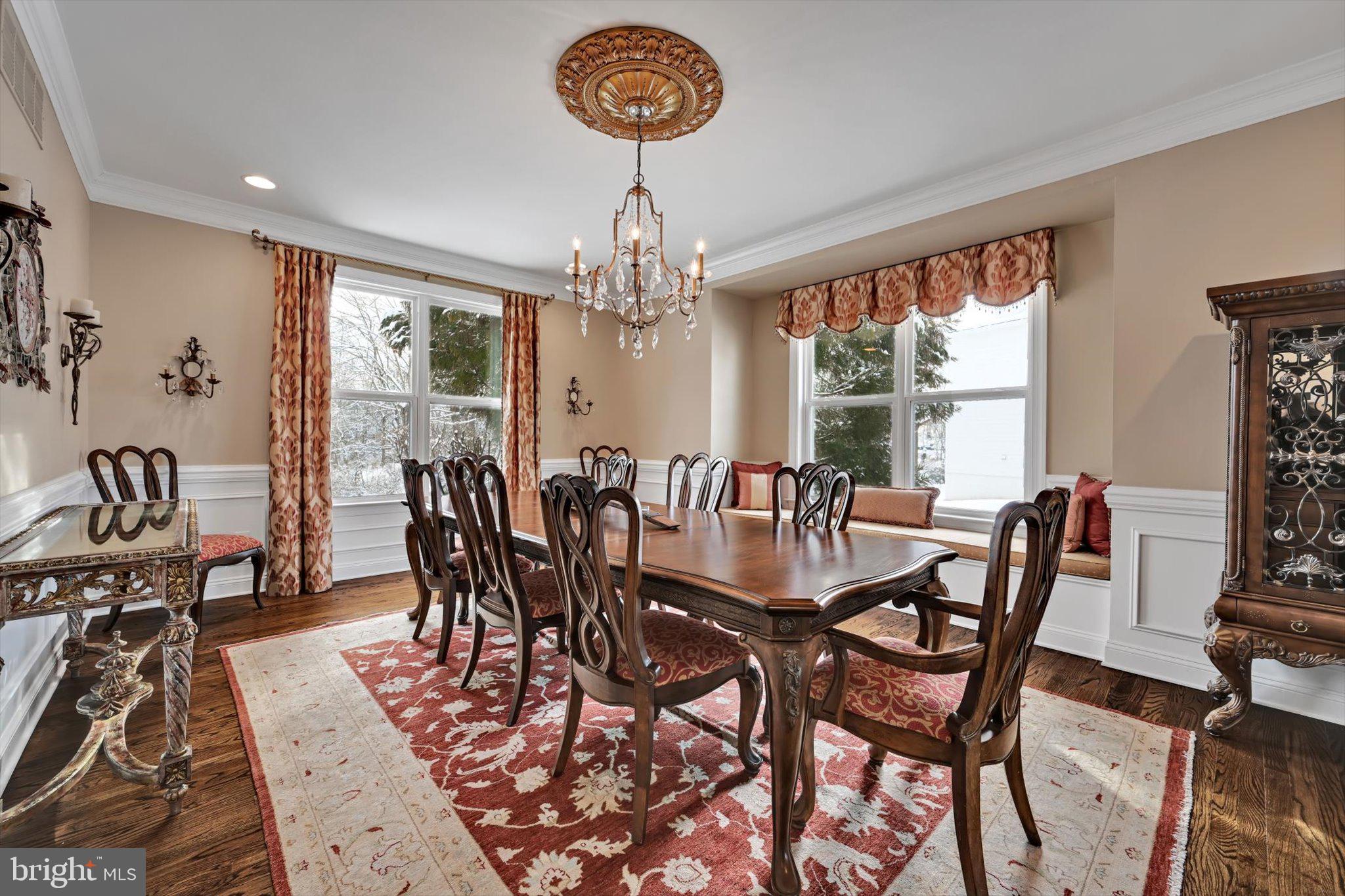 413 Partridgeberry Lane Chester Springs, PA 19425 - Photo 14 of 55 Dining Room w/Bay Window