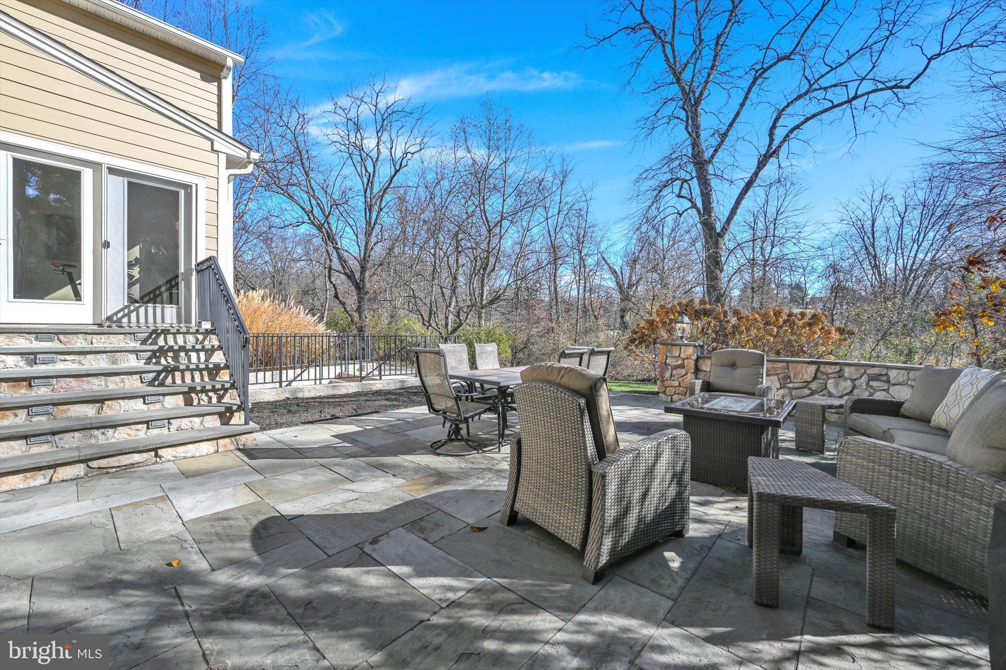 413 Partridgeberry Lane Chester Springs, PA 19425 - Photo 54 of 55 Rear Slate Patio