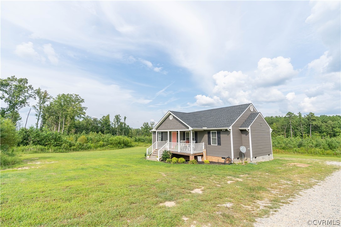 14701 Baltimore Road Dewitt, VA 23840 - Photo 16 of 18 Large yard w/surrounding woods