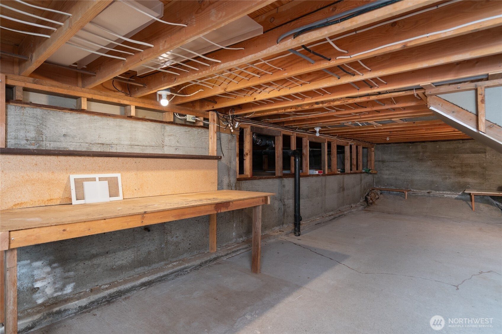 379 Snohomish Drive La Conner, WA 98257 - Photo 33 of 40 a view of under construction room and staircase