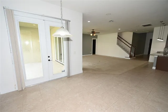 a view of an house with backyard space and garden