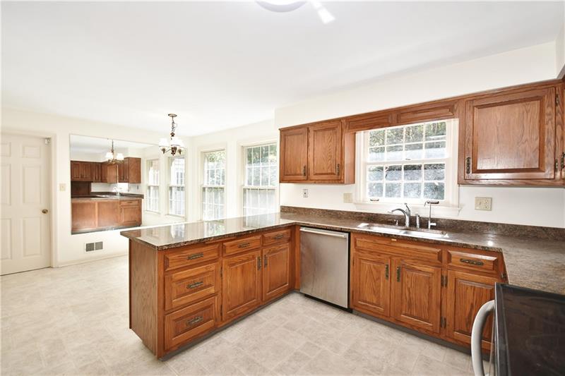 620 Foxhurst Road Pittsburgh, PA 15238 - Photo 9 of 23 Fully equipped kitchen boasts tons o natural sunlight