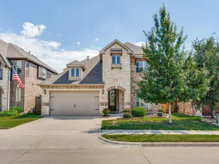 a view of a lake with a big yard