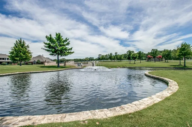 a view of a park with slide