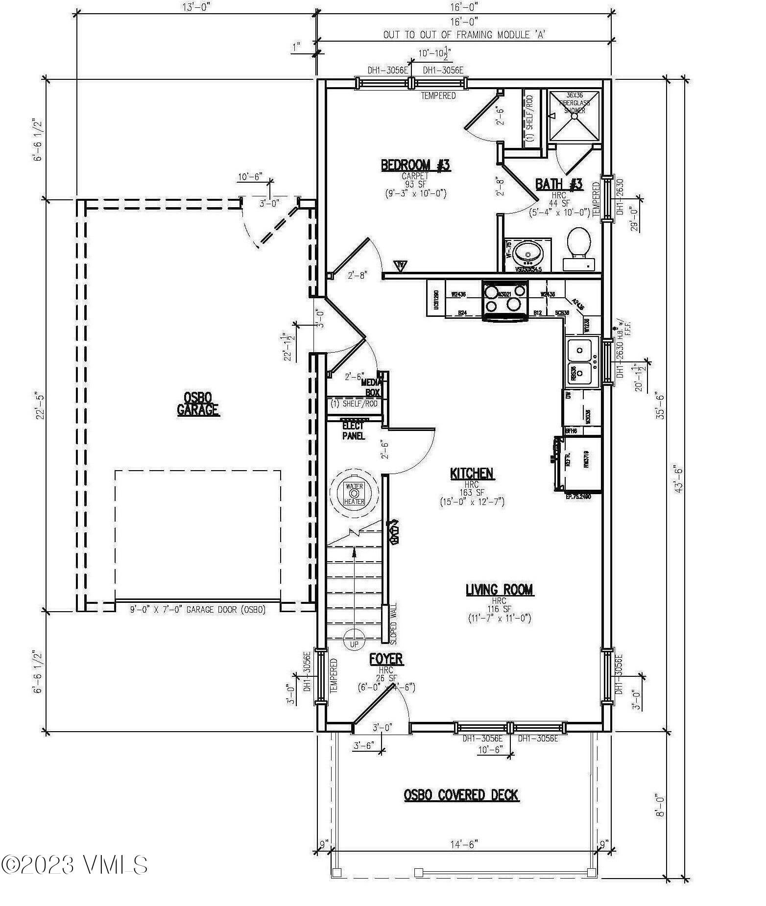 405 Blackhawk Road Gypsum, CO 81637 - Photo 30 of 31 Snowshoe Floor Plan Level 1