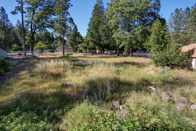 a view of swimming pool with a yard