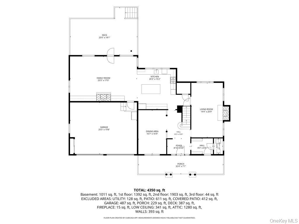 55 Harris Road Katonah, NY 10536 - Photo 47 of 50 First Floor Floor Plan