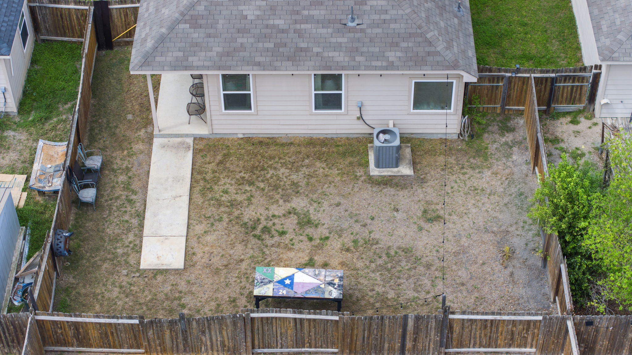 1617 Treeta Trail Kyle, TX 78640 - Photo 7 of 39 aerial view of a house with wooden fence