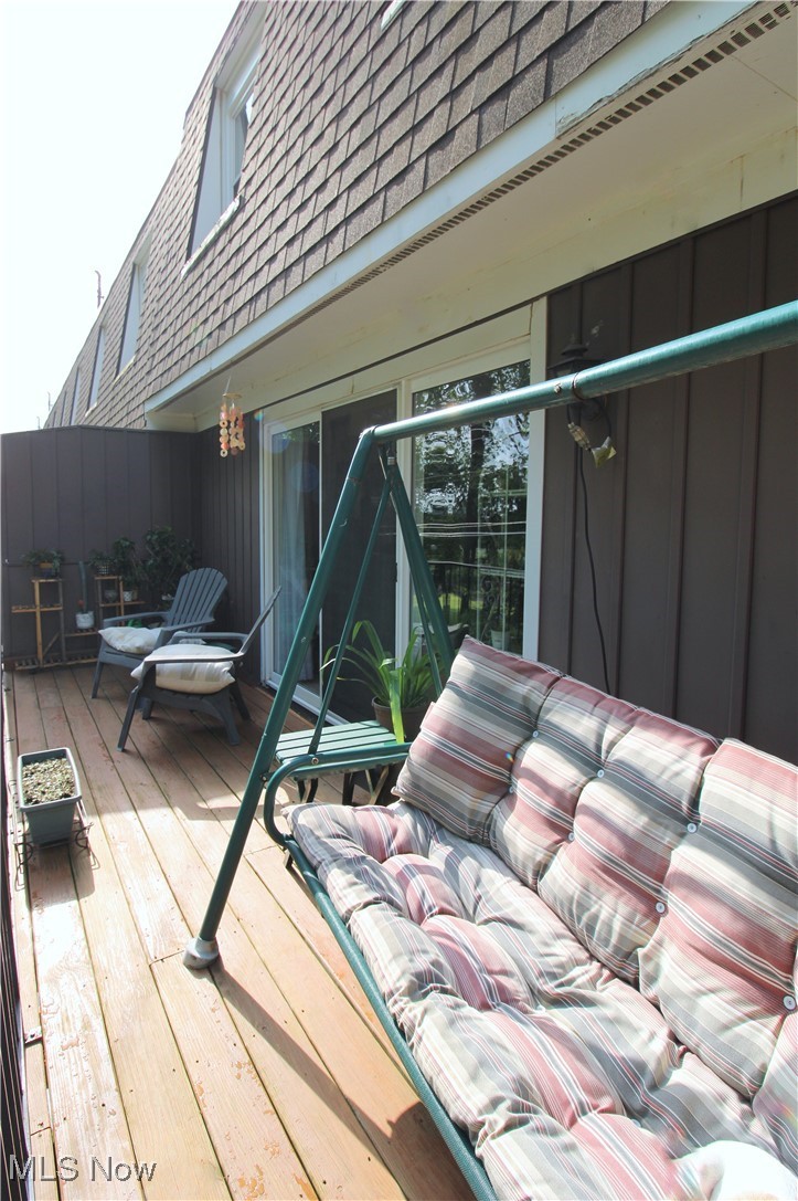 6478 State Road, Unit G8 Cleveland, OH 44134 - Photo 17 of 36 Large Private Deck off Living Room