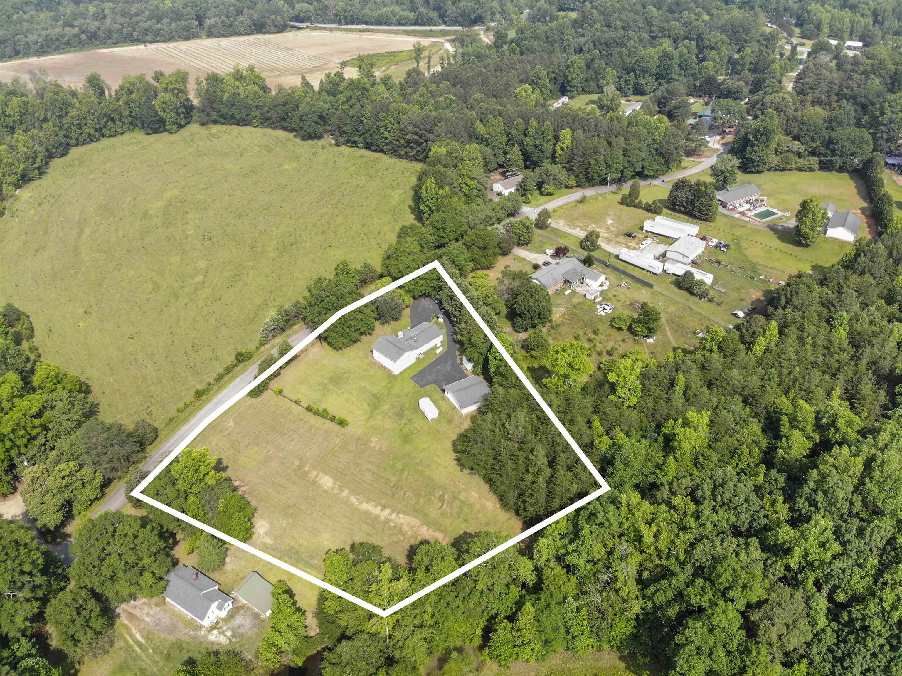 137 Turner Barton Road Landrum, SC 29356 - Photo 29 of 34 Aerial view - 2 acres