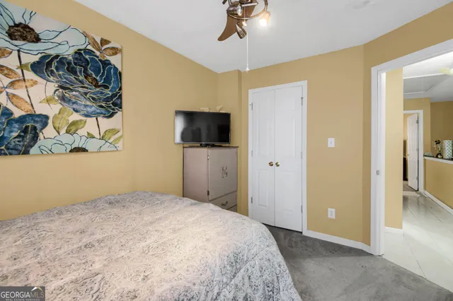 a view of a chairs and table in the patio