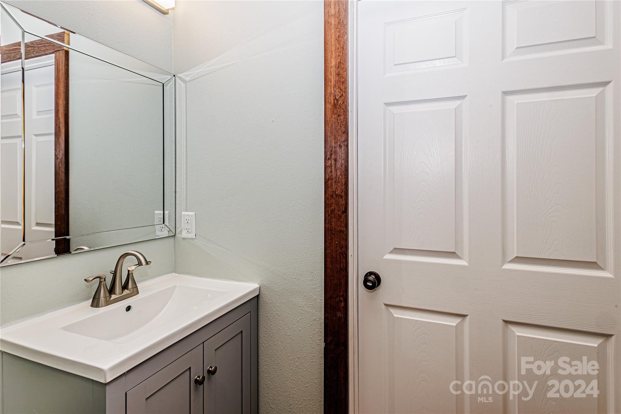 1233 Bryson Branch Road Bryson City, NC 28713 - Photo 12 of 28 a bathroom with a sink and a mirror
