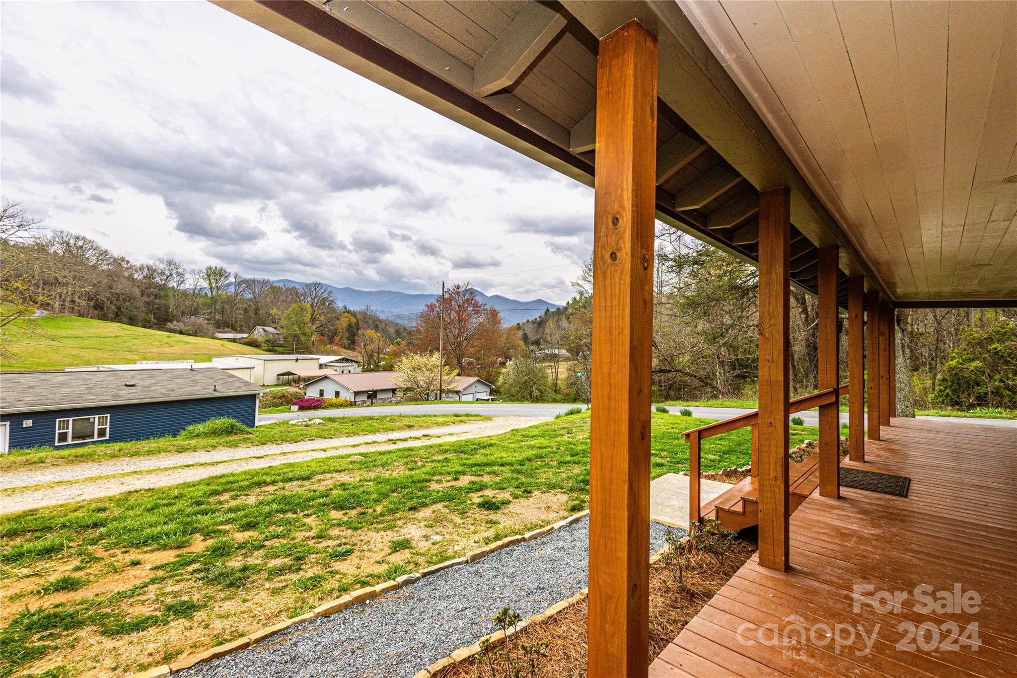 1233 Bryson Branch Road Bryson City, NC 28713 - Photo 26 of 28 a view of a swimming pool with an outdoor seating
