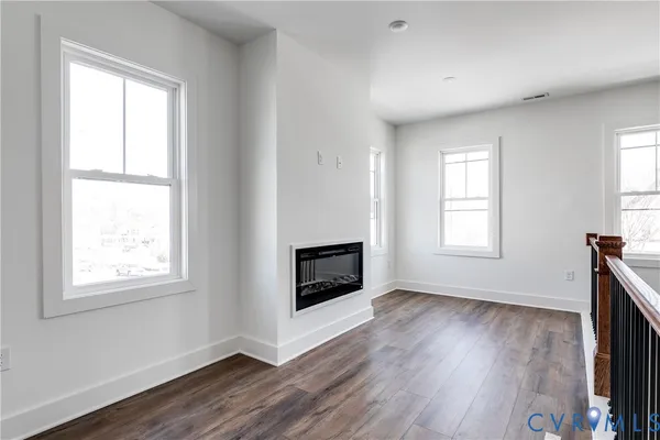 wooden floor in an empty room