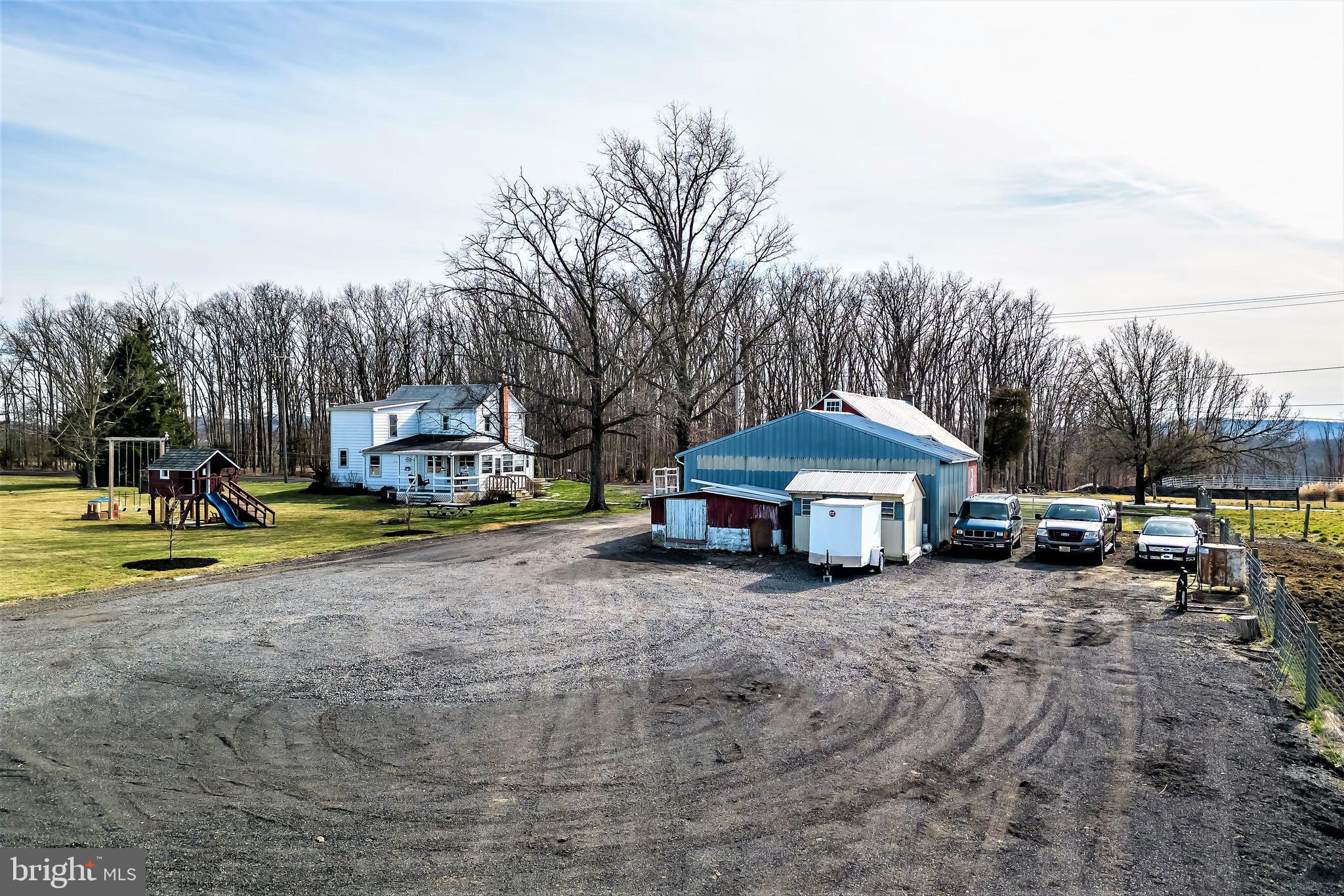 3013 Little Road Perkiomenville, PA 18074 - Photo 40 of 66 Large parking area behind barn and house