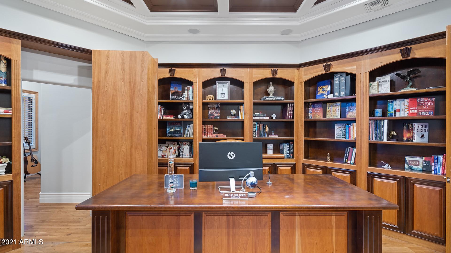 4040 East McLellan Road, Unit 8 Mesa, AZ 85205 - Photo 35 of 105 a view of a workspace with furniture