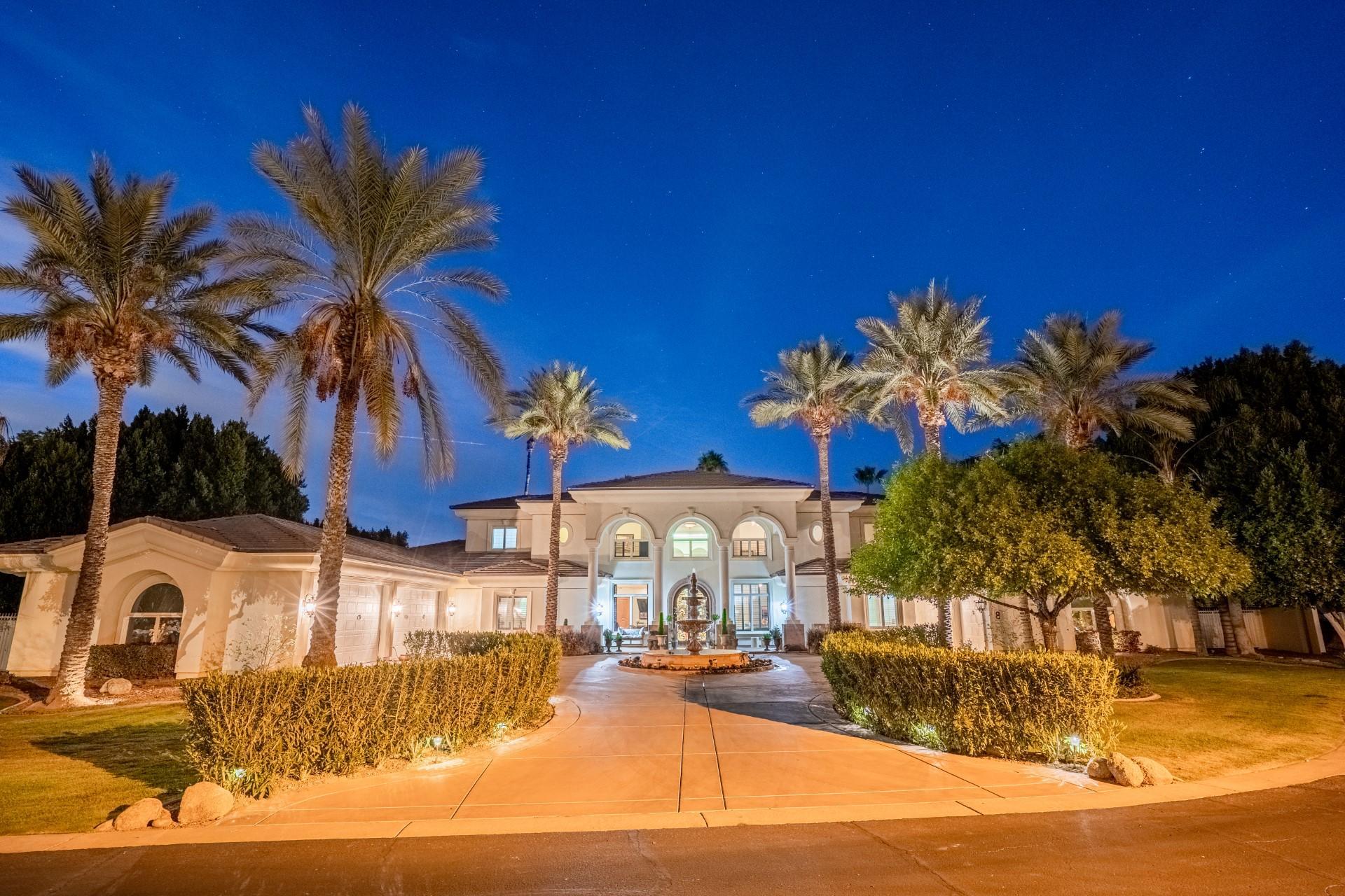 4040 East McLellan Road, Unit 8 Mesa, AZ 85205 - Photo 86 of 105 a view of a house with a yard