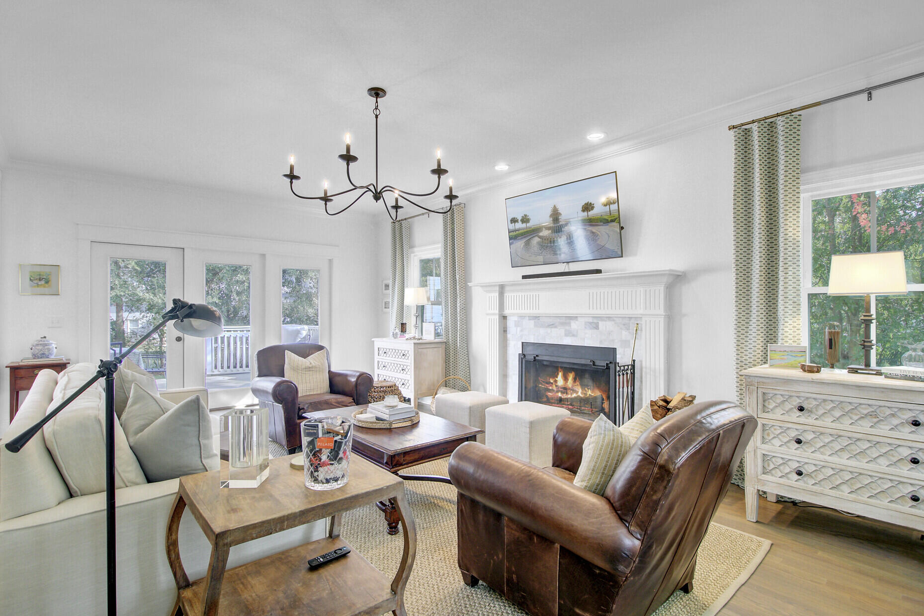 2197 Hartfords Bluff Circle Mount Pleasant, SC 29466 - Photo 17 of 52 Family room opens to back porch