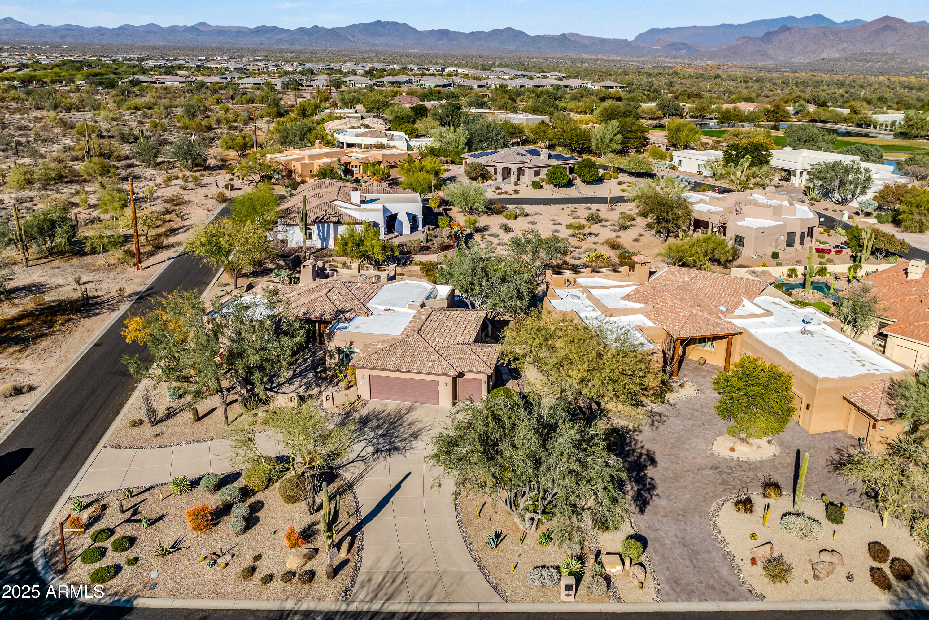 18300 North Tonto Verde Drive Rio Verde, AZ 85263 - Photo 34 of 35 an aerial view of residential houses with outdoor space