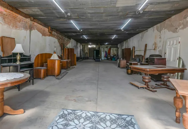 a view of a storage room