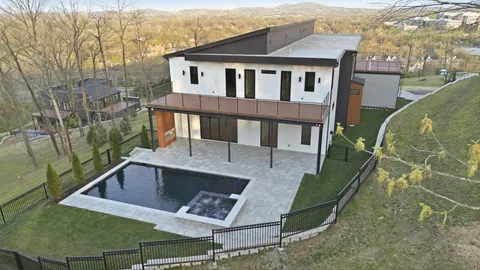 a view of a balcony with an outdoor space