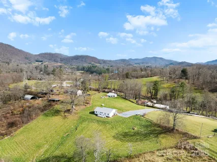 a view of a lake with a mountain