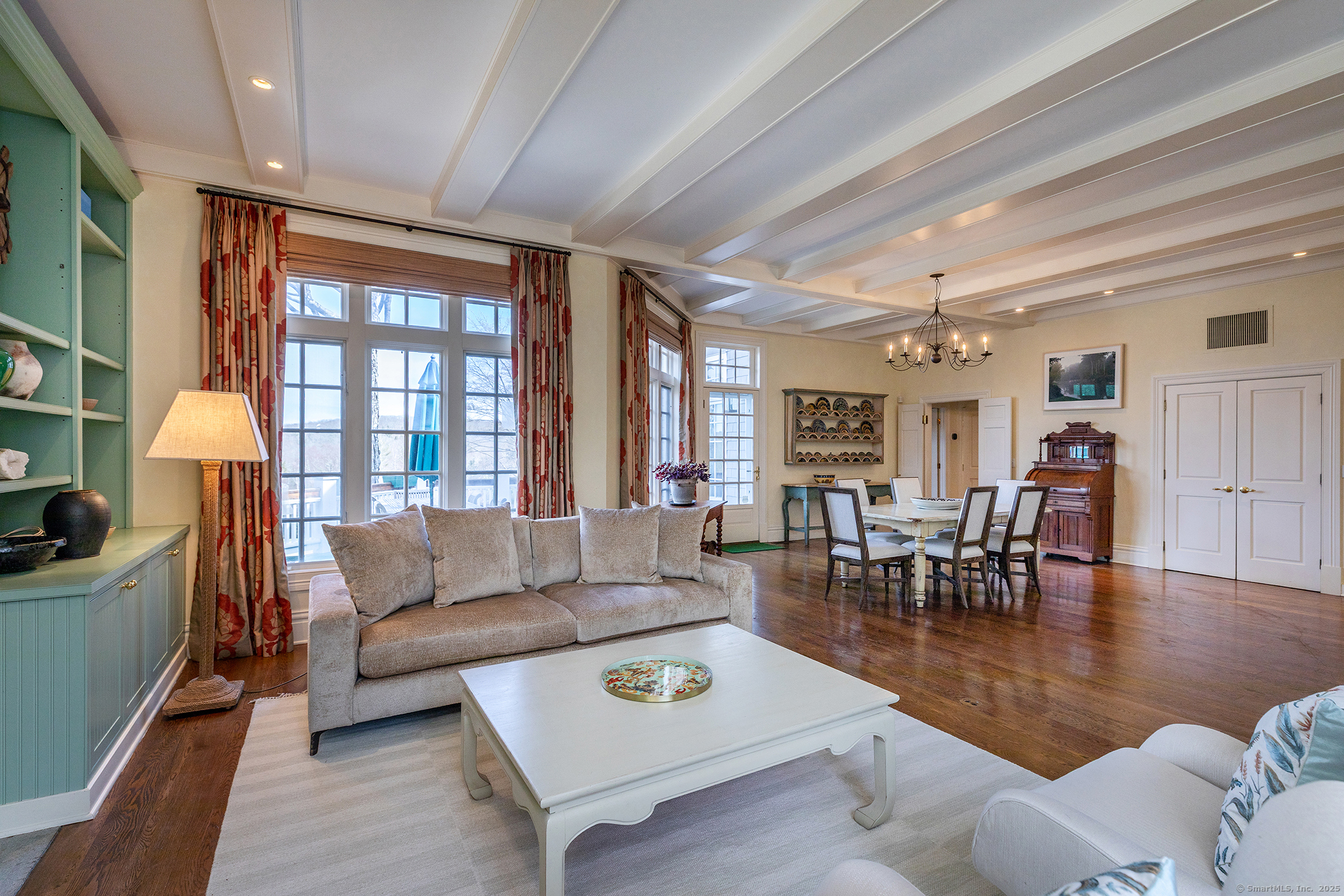 11 Raven Rock Road Roxbury, CT 06783 - Photo 16 of 32 Family room open to kitchen, dining room and access to deck with far reaching views
