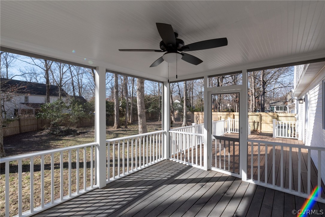 11711 Robious Road Midlothian, VA 23113 - Photo 28 of 32 a view of a porch with wooden floor and outdoor space