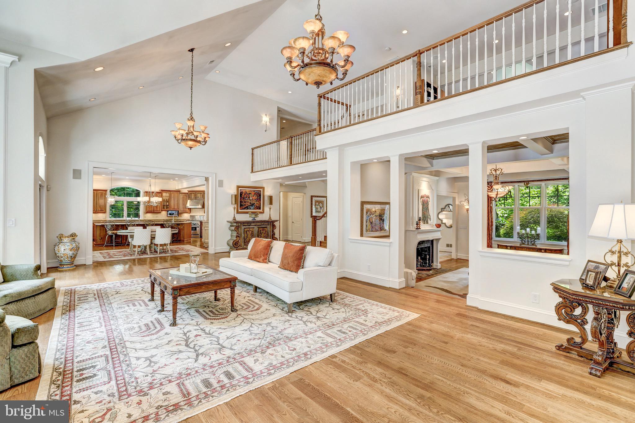 8921 Burdette Road Bethesda, MD 20817 - Photo 7 of 49 Soaring Ceiling Heights