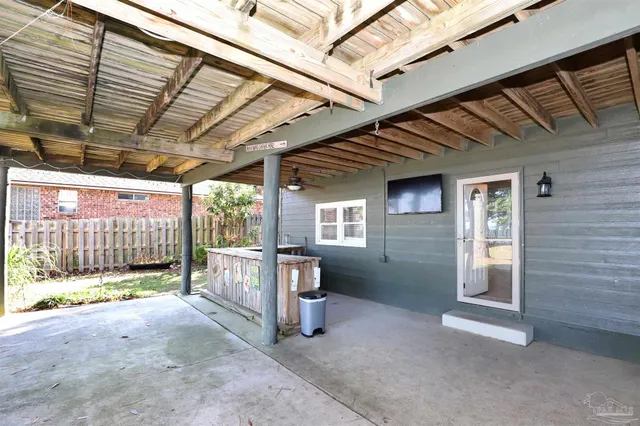 a view of deck with patio