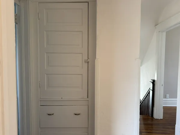 a view of a closet