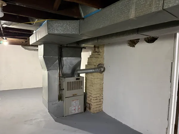 a view of storage and utility room