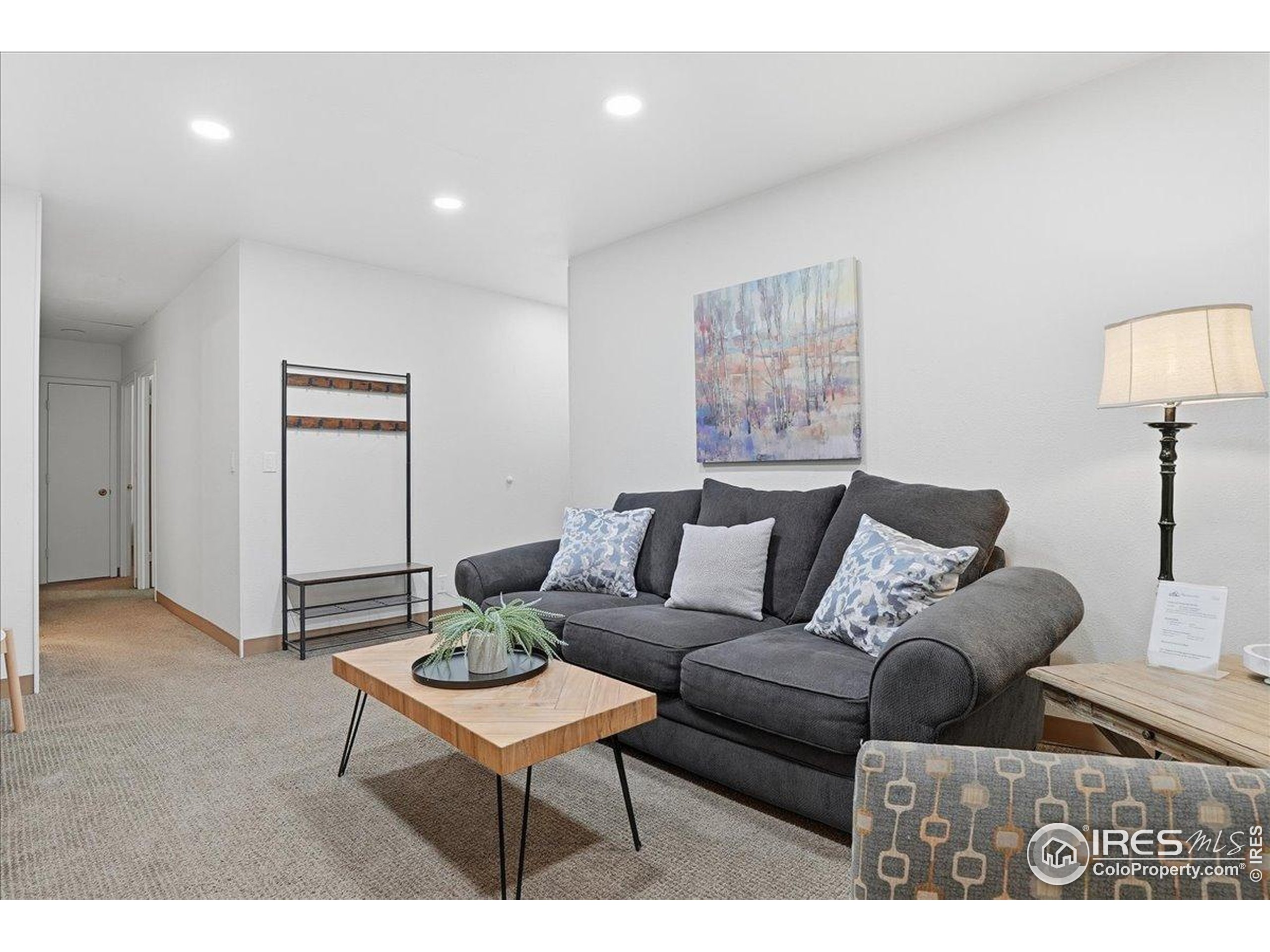 415 South Howes Street, Unit N206 Fort Collins, CO 80521 - Photo 38 of 48 a living room with furniture a lamp and a window