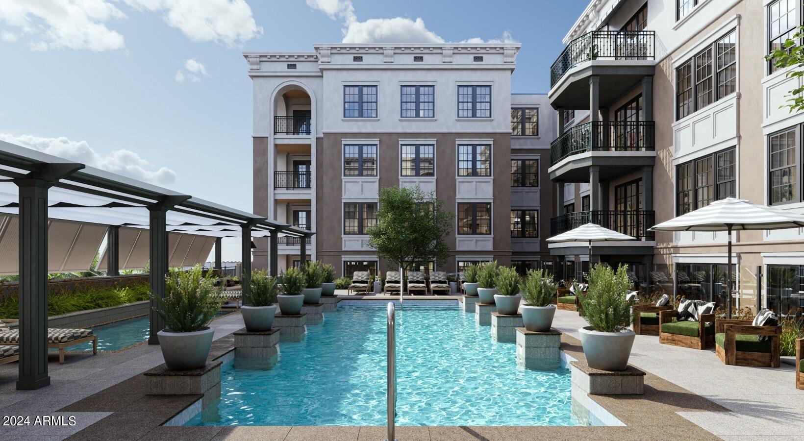 4240 East Camelback Road, Unit 308 Phoenix, AZ 85018 - Photo 6 of 27 Resident Pool (rendering)