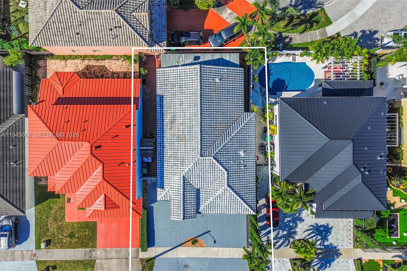 9526 Southwest 155th Avenue Miami, FL 33196 - Photo 4 of 53 an aerial view of a house