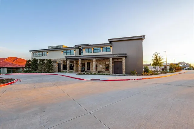 front view of a house with a street