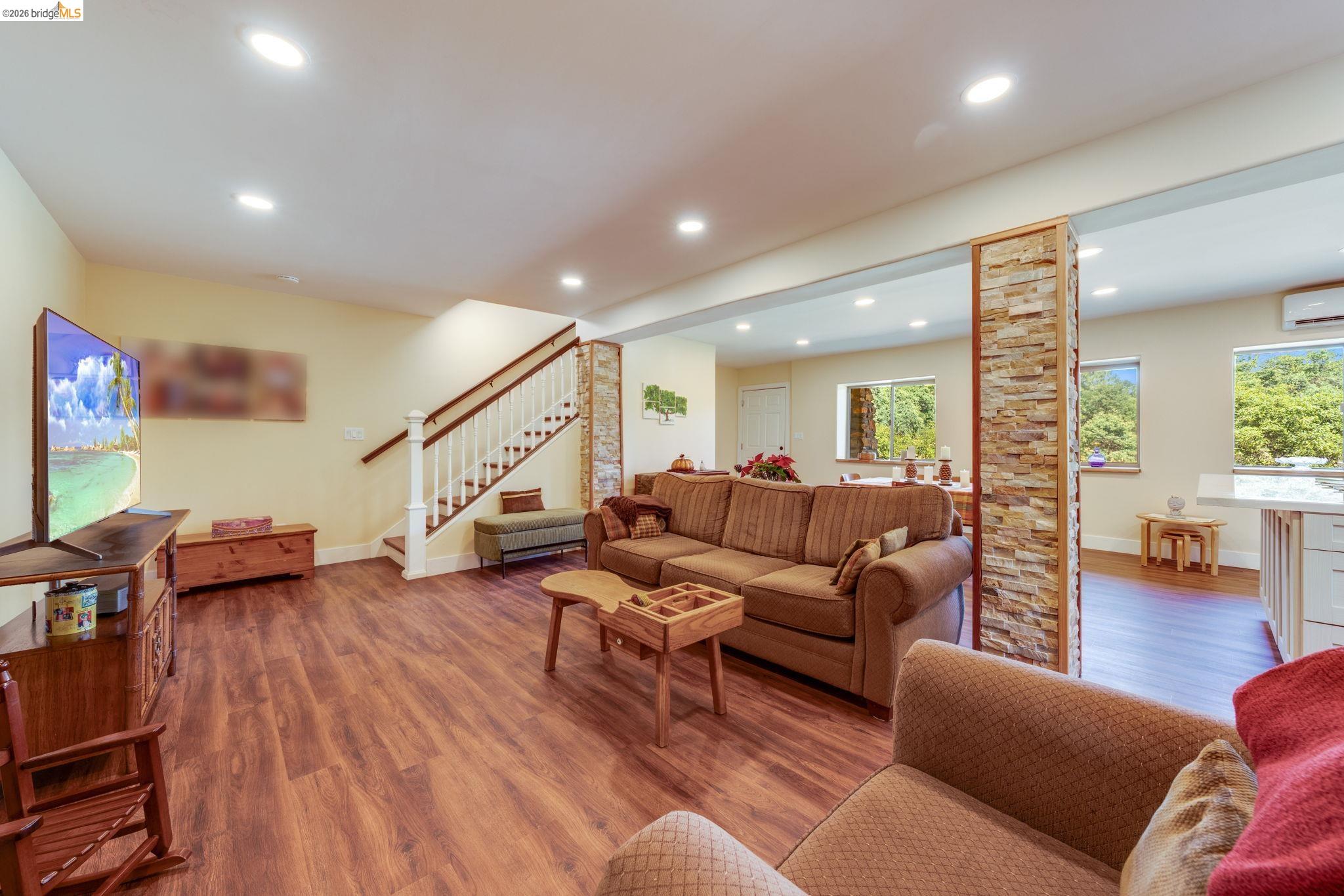 4600 El Caminito Road Shingle Springs, CA 95682 - Photo 35 of 60 a living room with furniture and a wooden floor