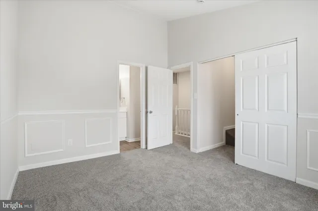 a view of an empty room