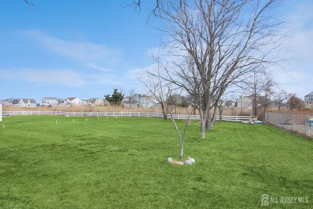a view of yard with tree s