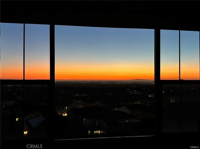 a view of sky from balcony