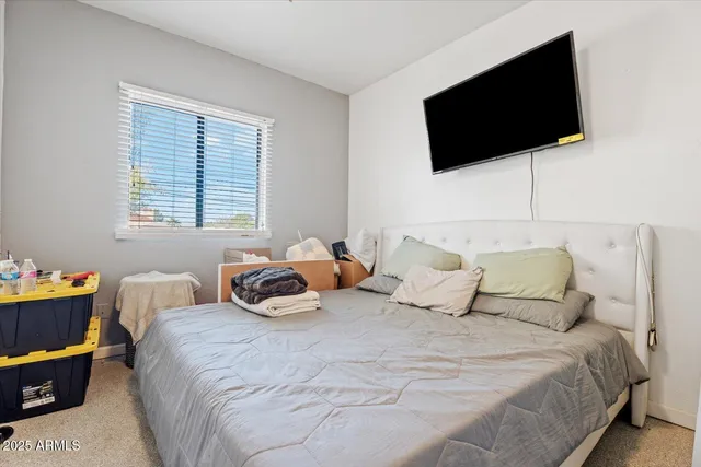 a front view of a house with outdoor space