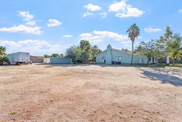 a view of a hallway and dining room