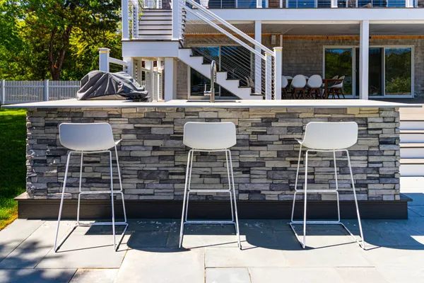 a view of a building with a swimming pool